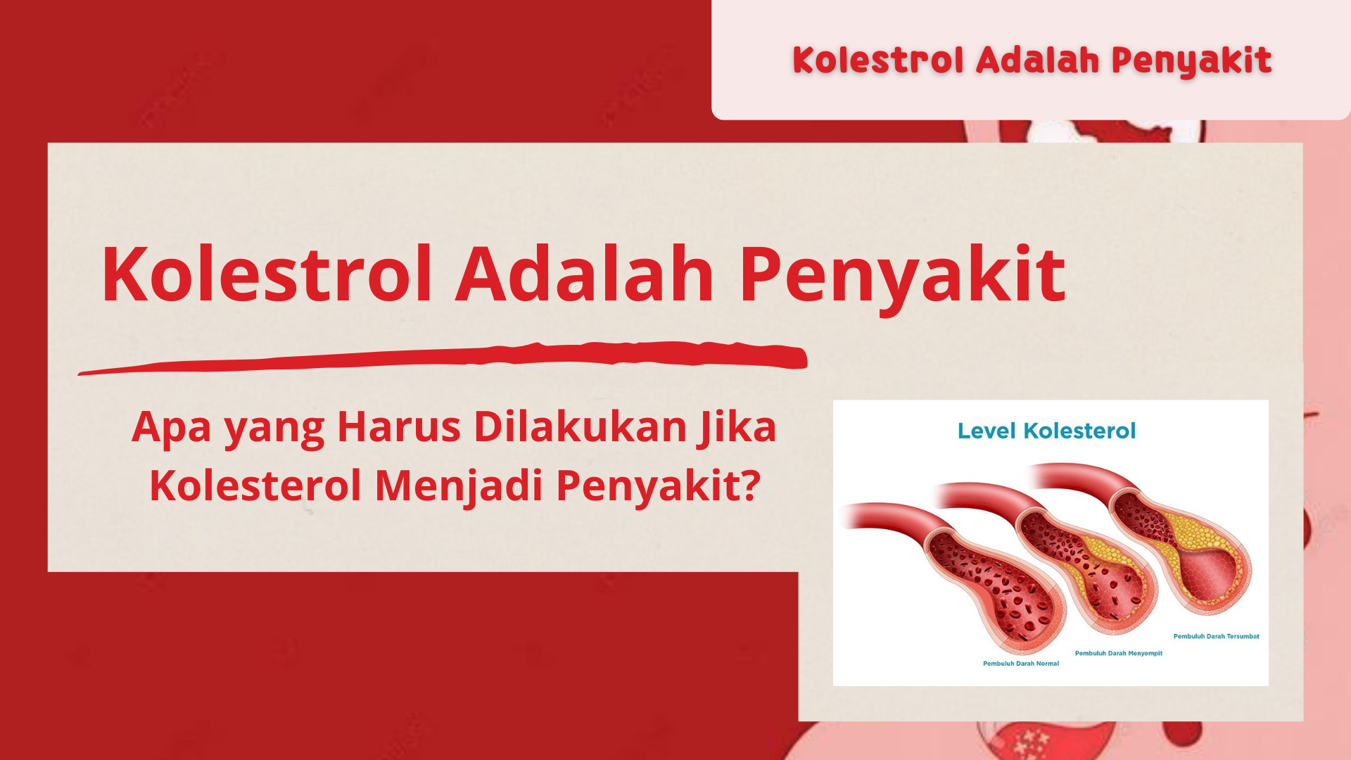 Kolesterol Adalah Penyakit