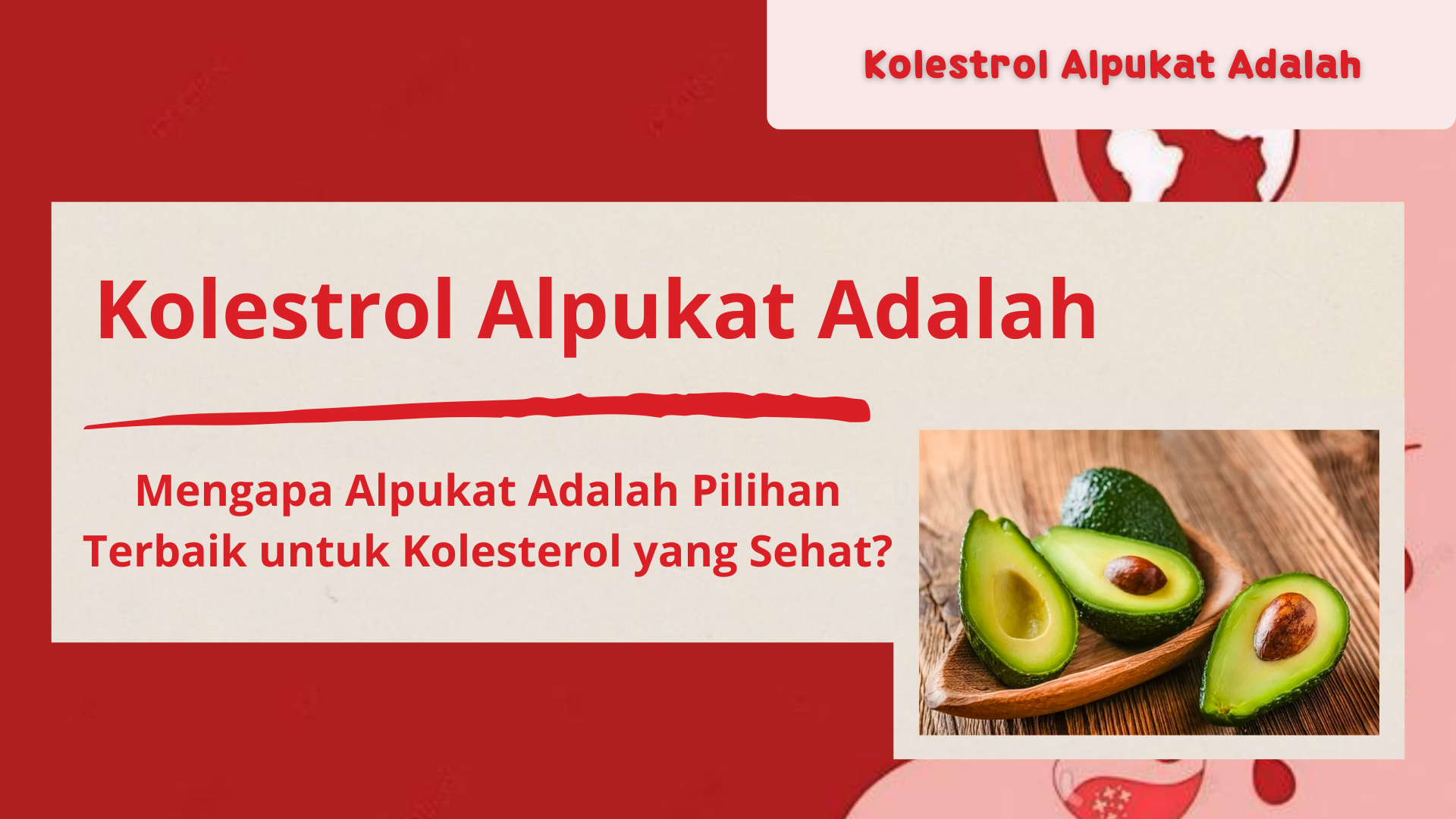 Kolestrol Alpukat Adalah