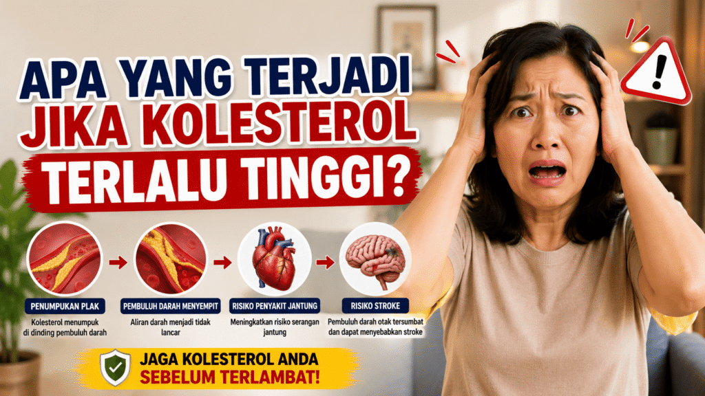 Apa yang Terjadi Jika Kolesterol Terlalu Tinggi