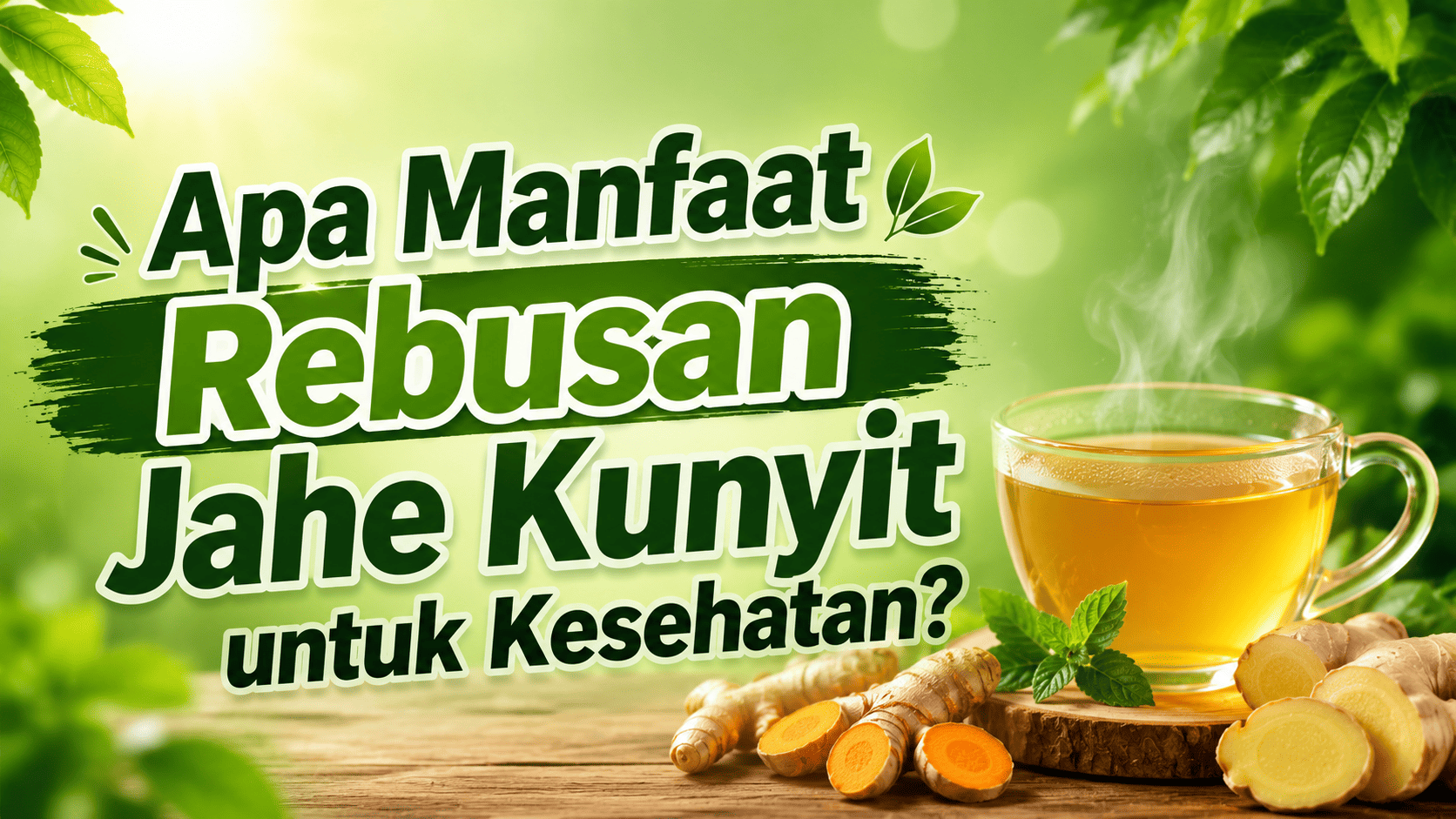 apa manfaat rebusan jahe kunyit untuk kesehatan