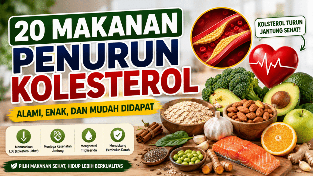 makanan penurun kolesterol