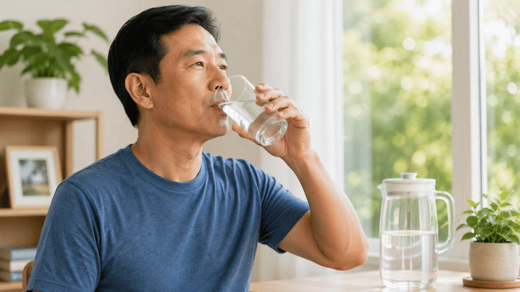 minum air secukupnya menurunkan kolesterol