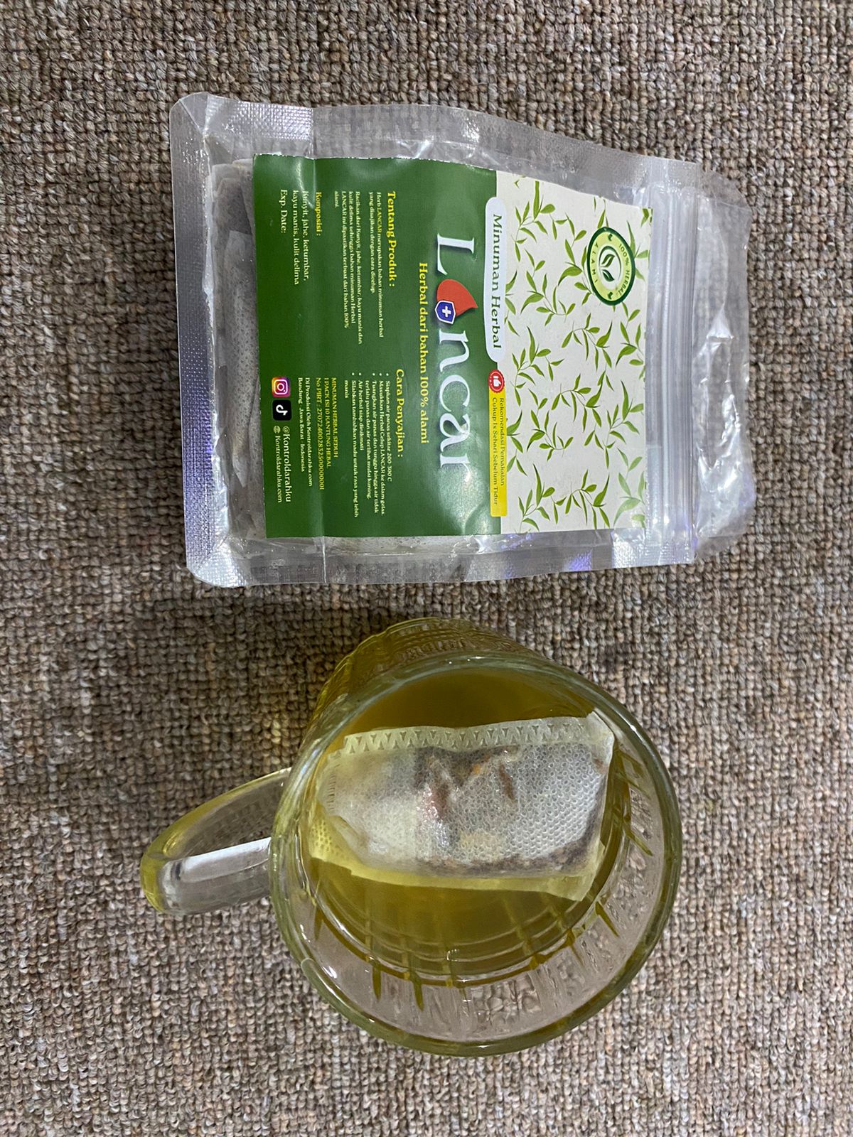 Lancar — Teh Herbal Celup