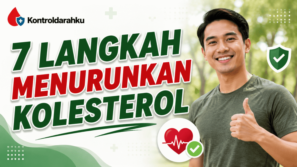 7 langkah menurunkan kolesterol