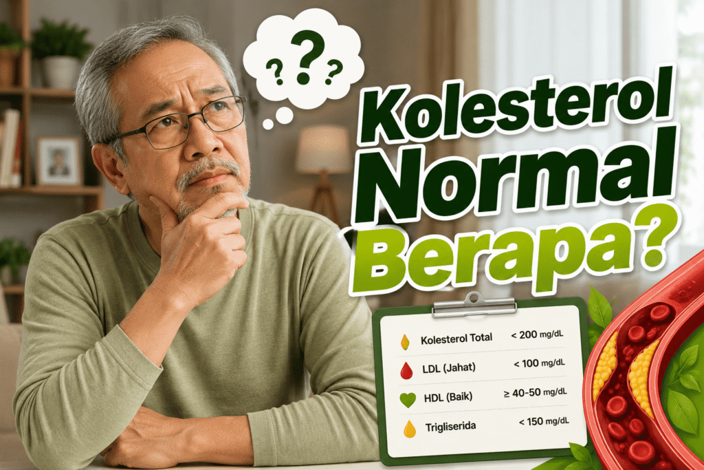 angka normal kolesterol berapa