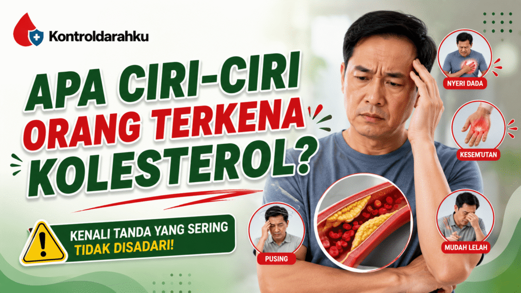 apa ciri-ciri orang terkena kolesterol