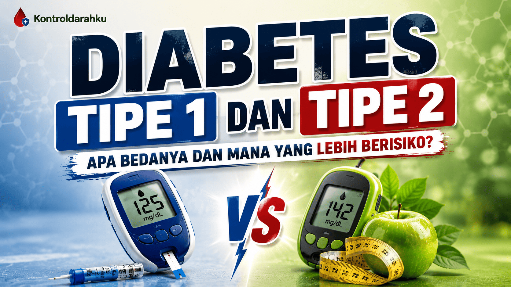 diabetes tipe 1 dan 2