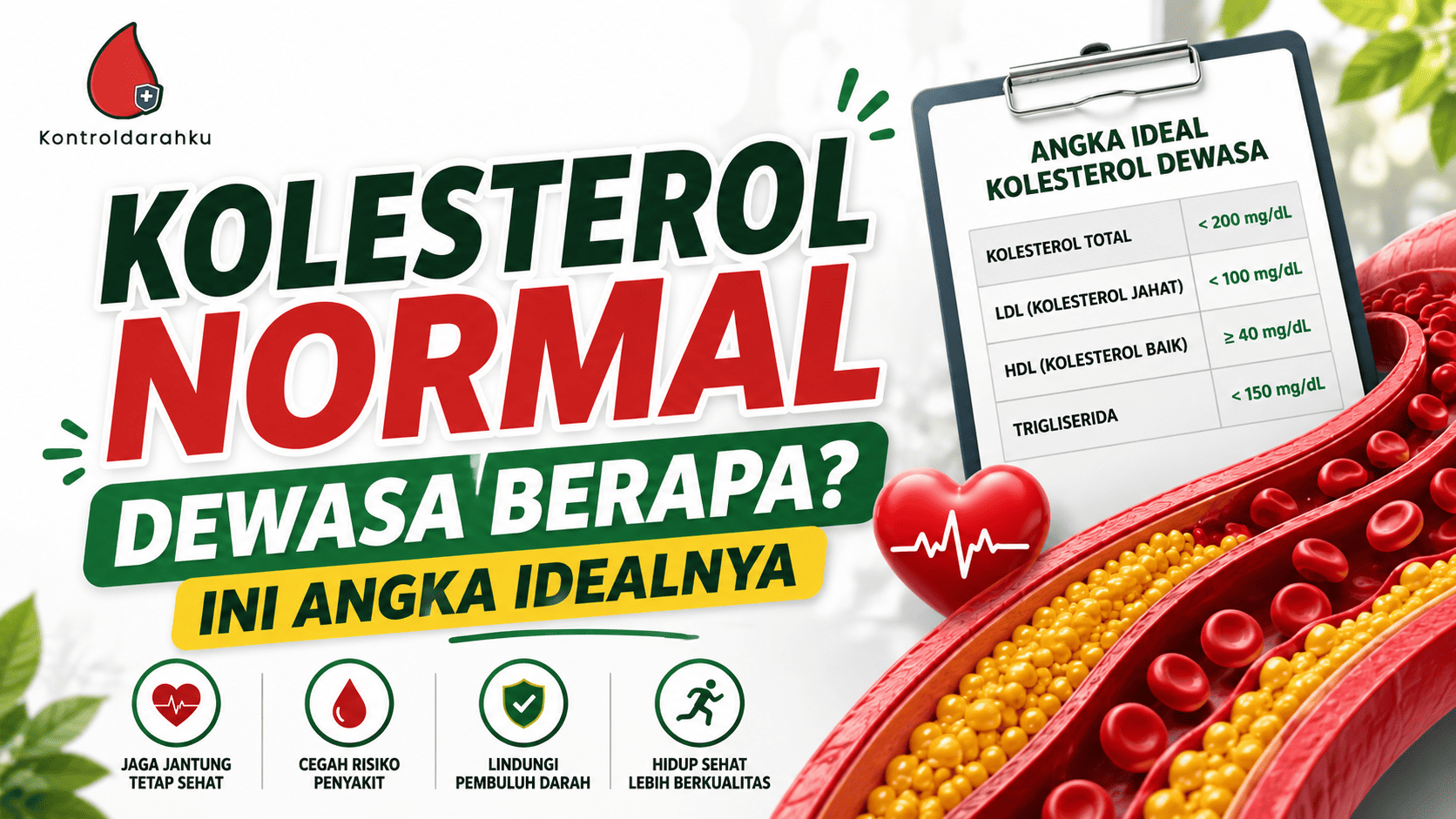 kolesterol normal dewasa