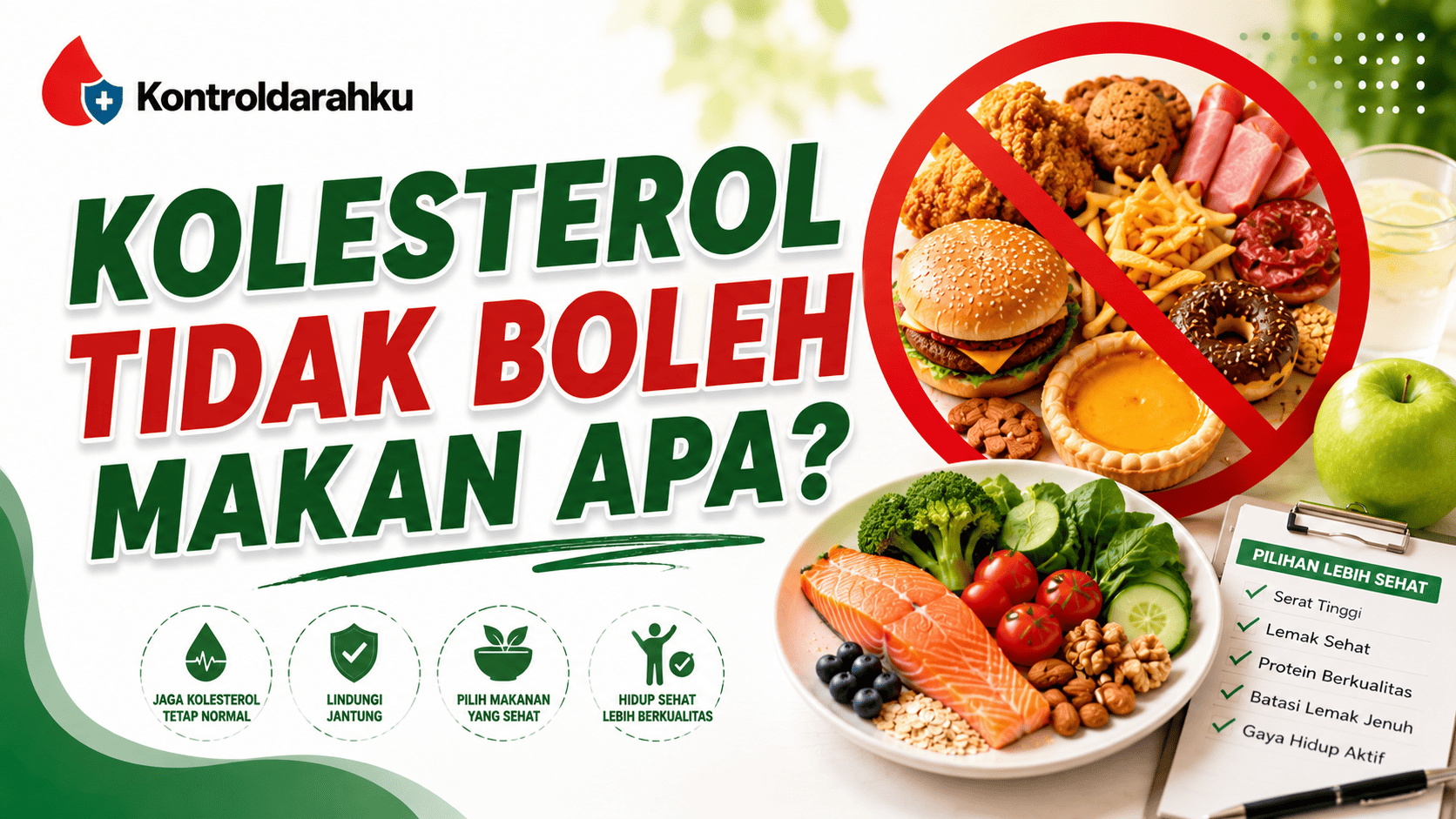 kolesterol tidak boleh makan apa
