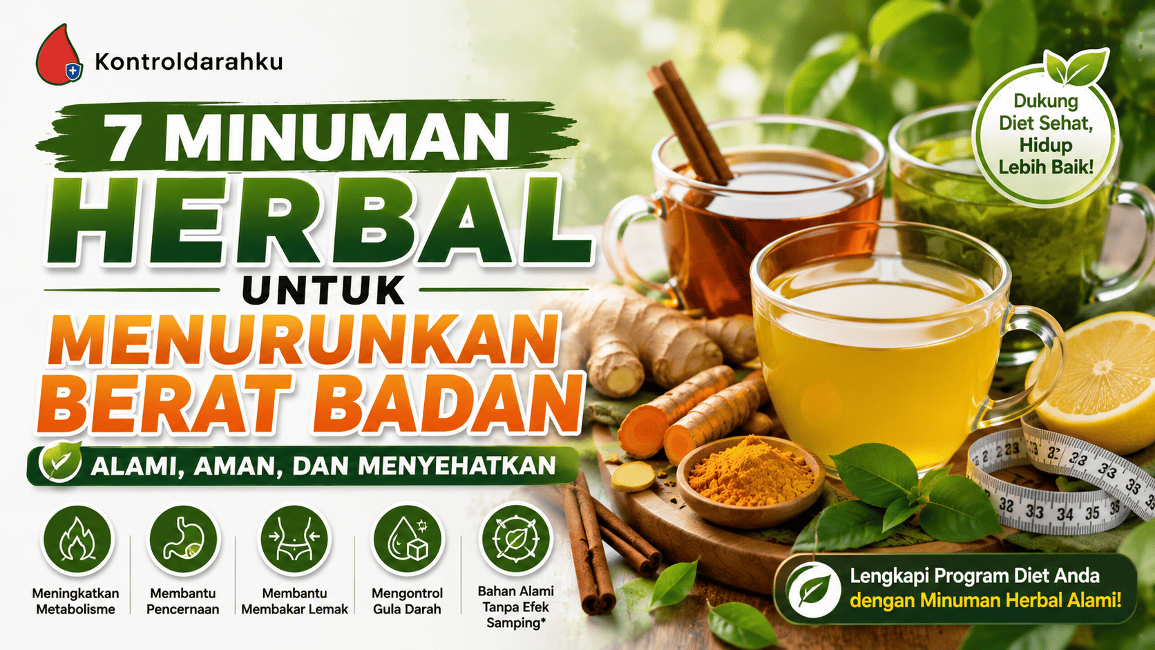 minuman herbal untuk menurunkan berat badan