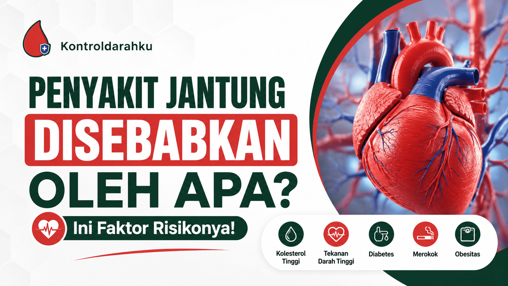 penyakit jantung disebabkan oleh apa
