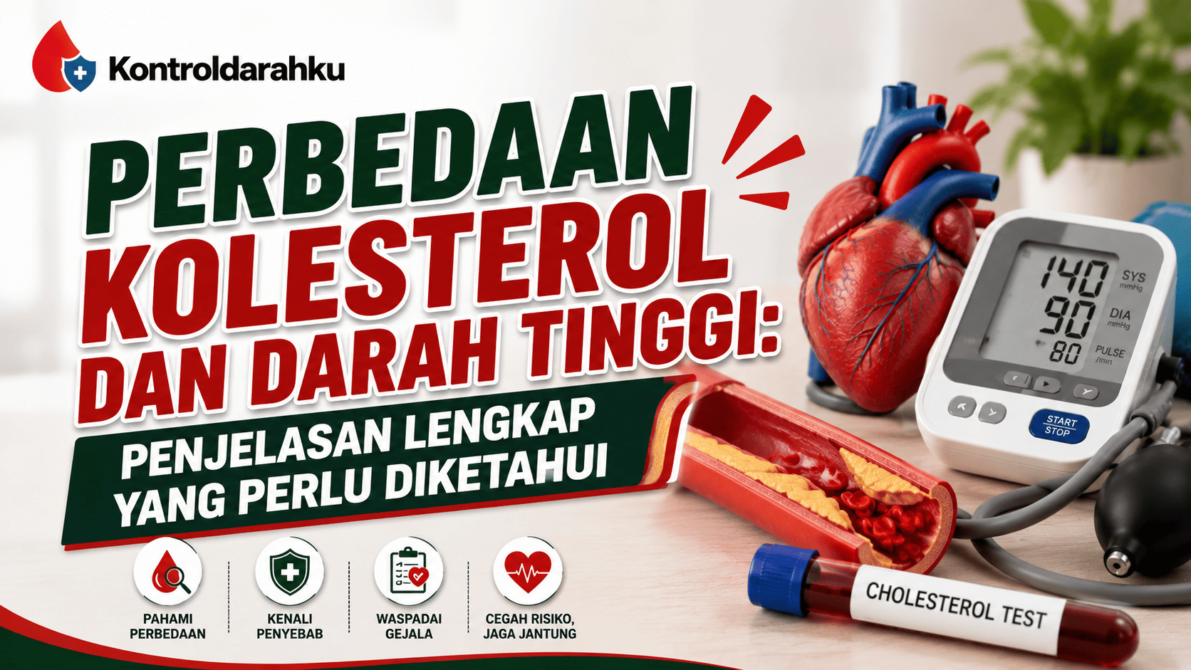 perbedaan kolesterol dan darah tinggi