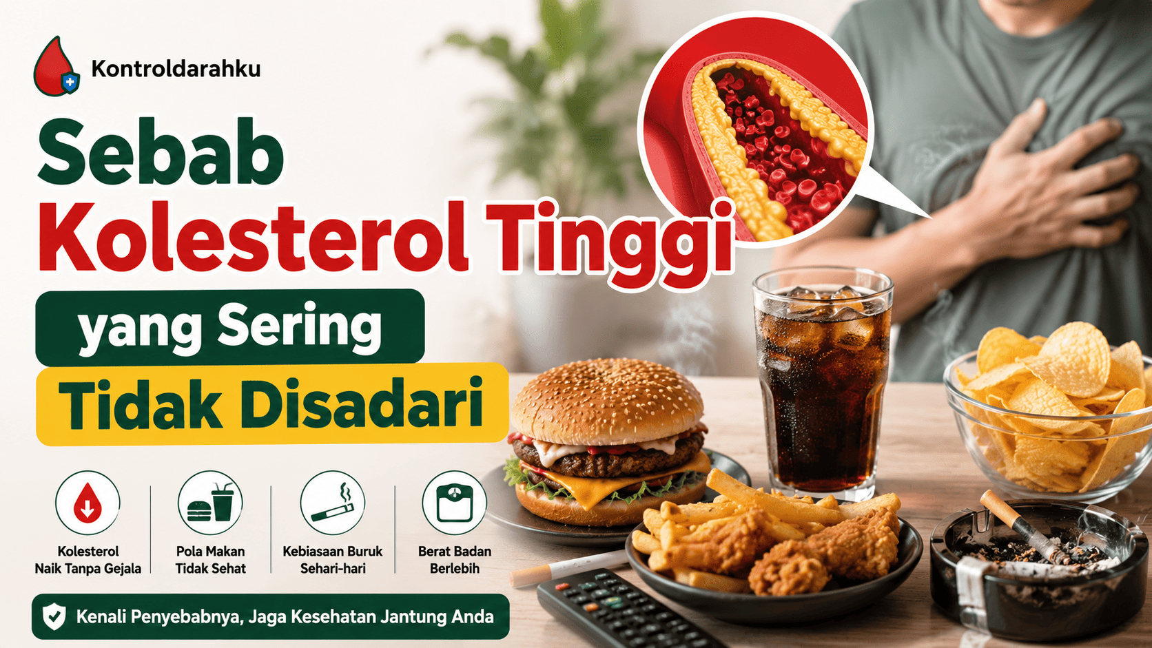 sebab kolesterol tinggi