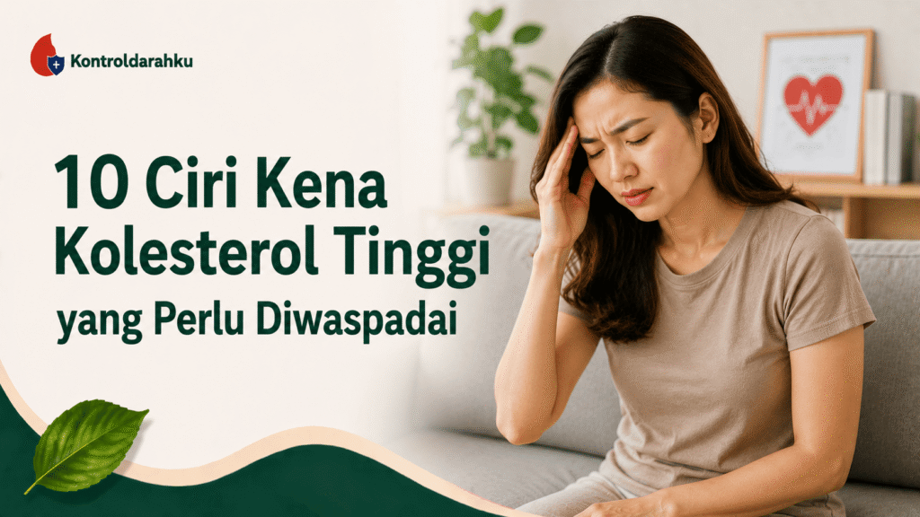 10 Ciri Kena Kolesterol Tinggi yang Perlu Diwaspadai