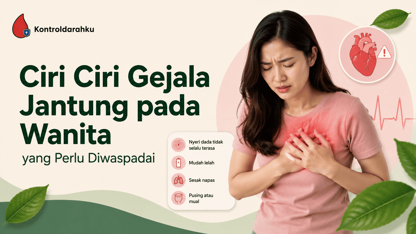 Ciri Ciri Gejala Jantung pada Wanita yang Perlu Diwaspadai
