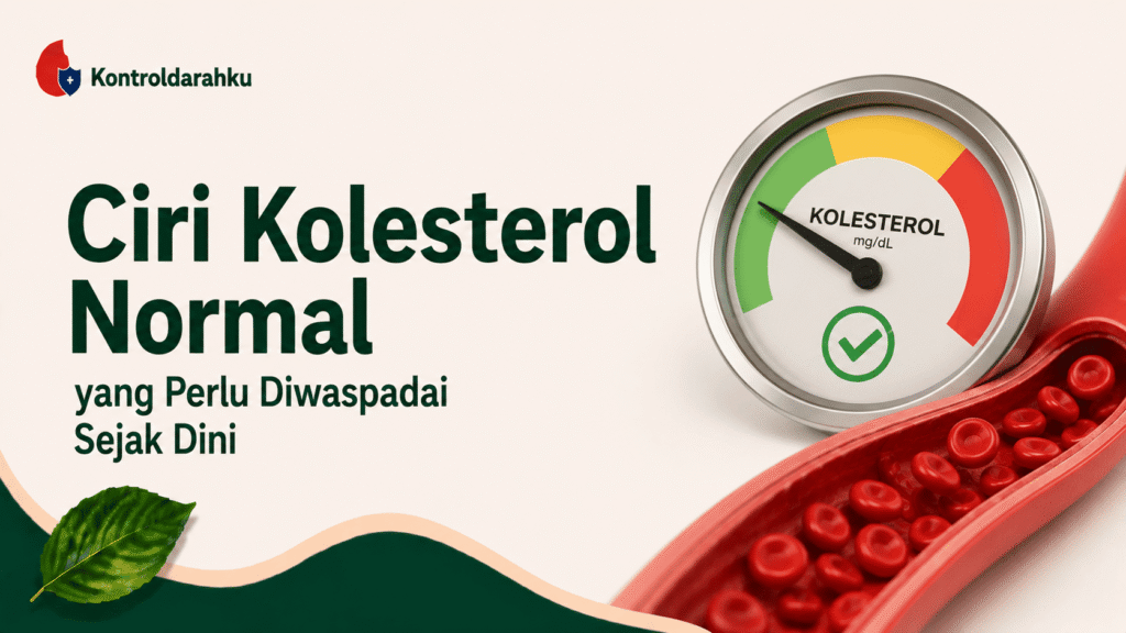 Ciri Kolesterol Normal yang Perlu Diwaspadai Sejak Dini