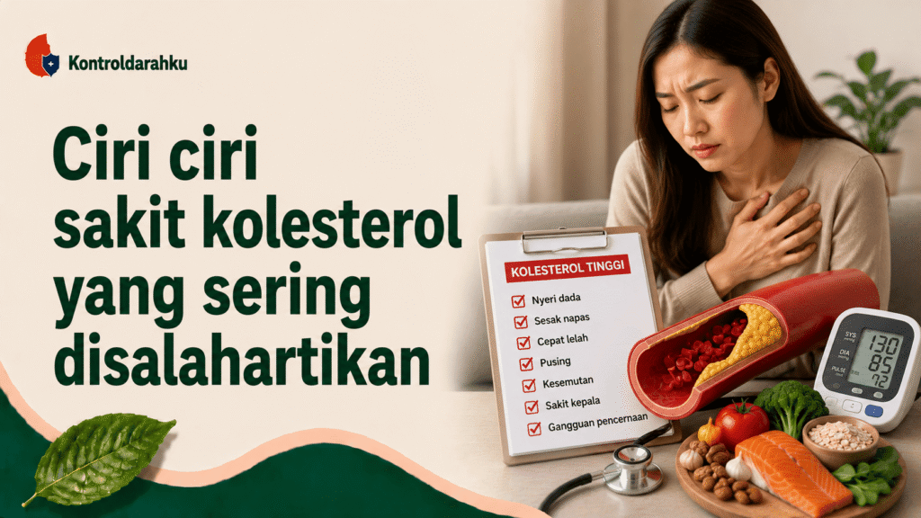 Ciri ciri sakit kolesterol yang sering disalahartikan