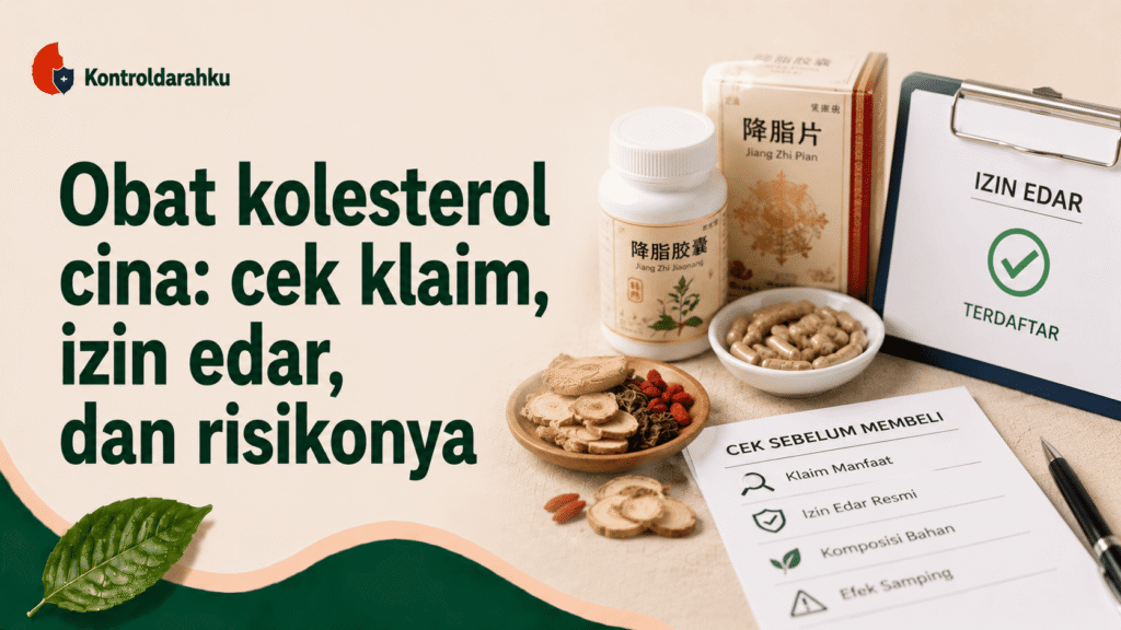 Obat kolesterol cina cek klaim, izin edar, dan risikonya