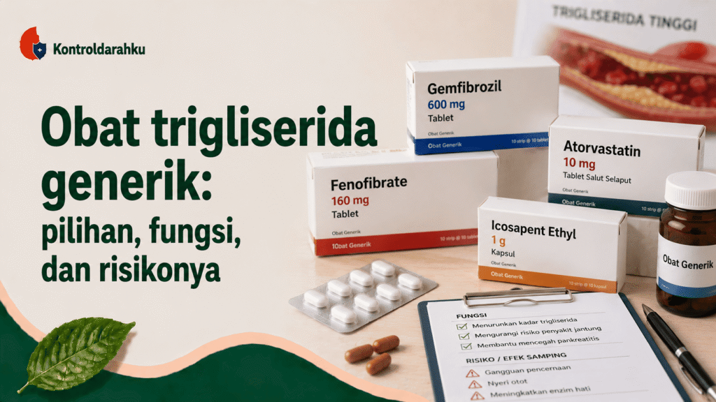 Obat trigliserida generik pilihan, fungsi, dan risikonya