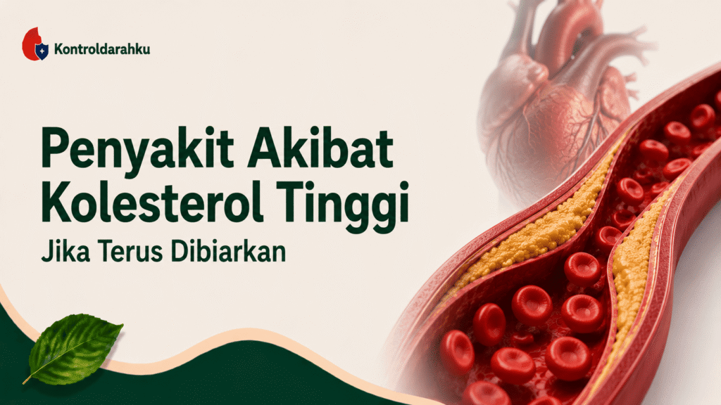 Penyakit Akibat Kolesterol Tinggi Jika Terus Dibiarkan
