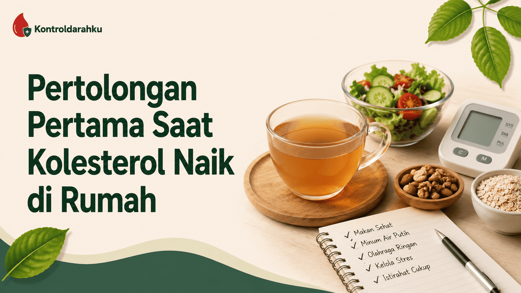 Pertolongan Pertama Saat Kolesterol Naik di Rumah
